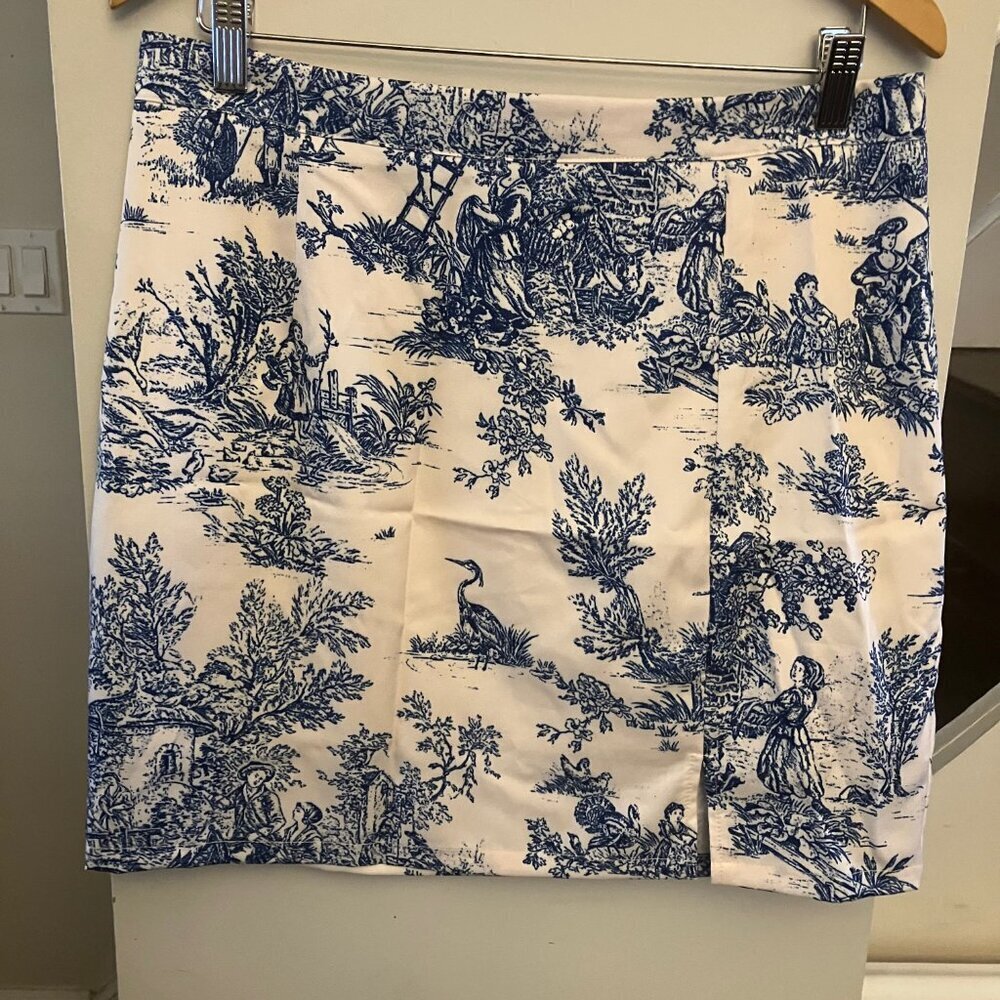 Adorable Toile Miniskirt ON SALE